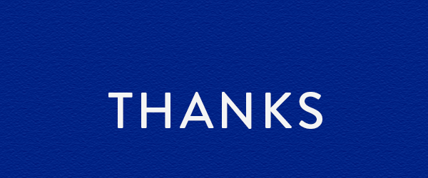 Thanks